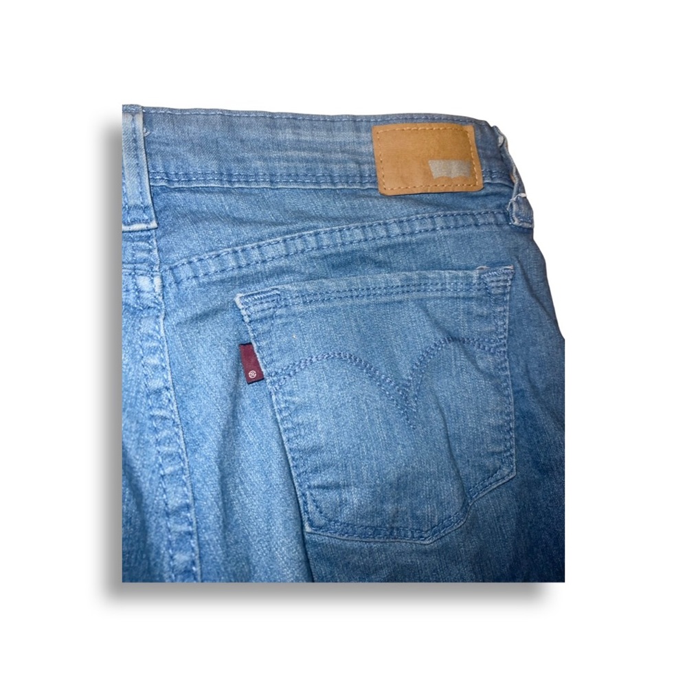 Ocean Blue Skinny Levi Jeans - Picture 5 of 5